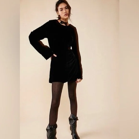 Free People Chelsey Mini Dress NWOT M - Picture 5 of 8